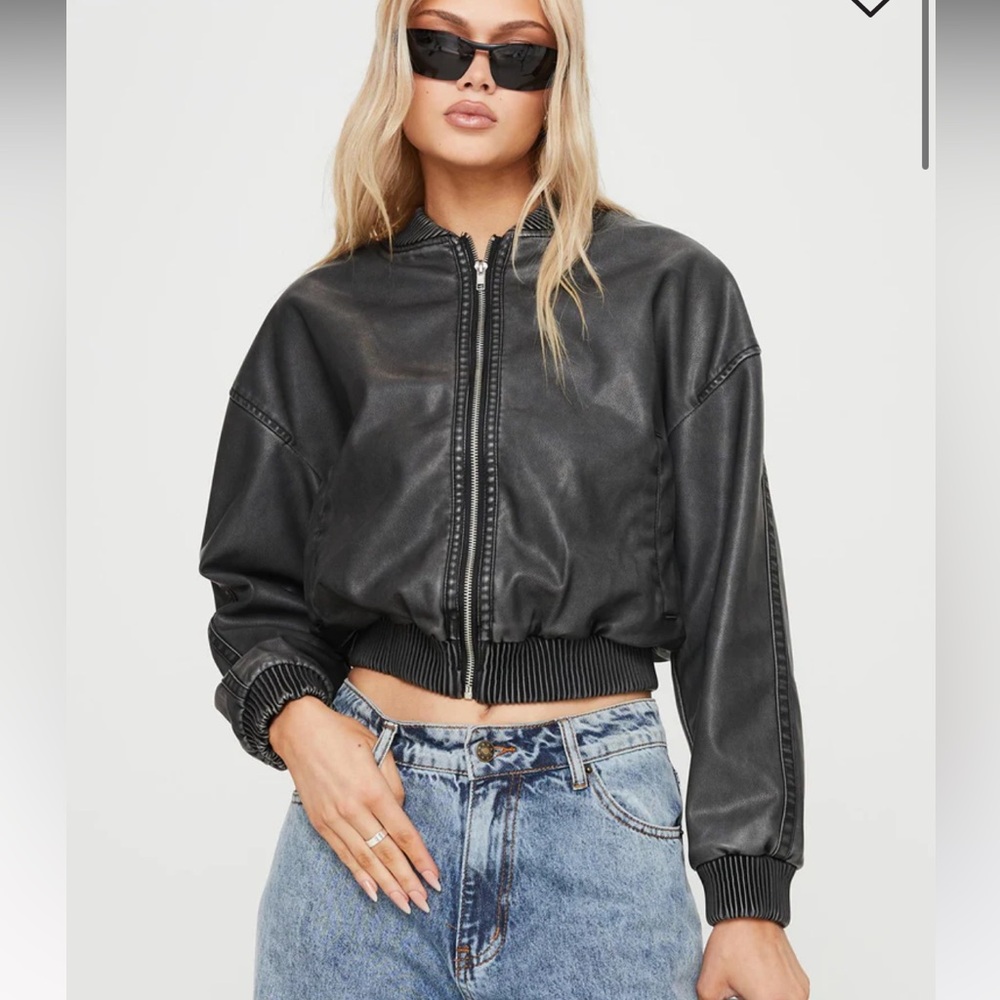 Princess Polly leather jacket - Picture 4 of 6